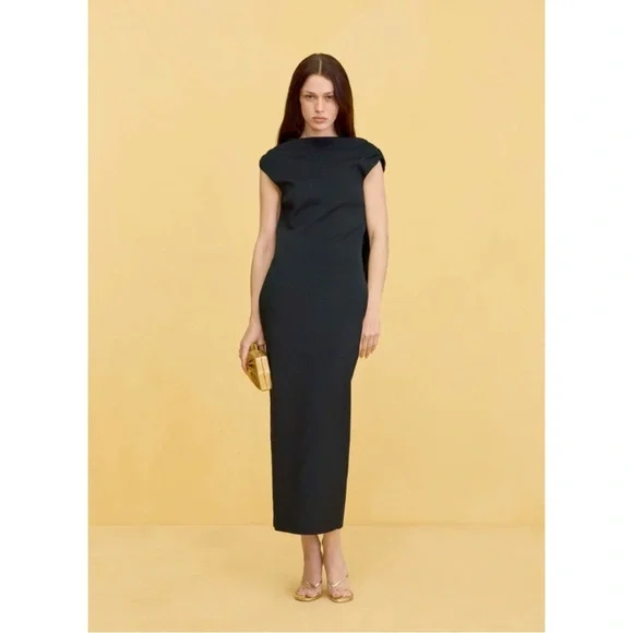 NEW Cult Gaia Black Maxi Dress - Picture 7 of 8